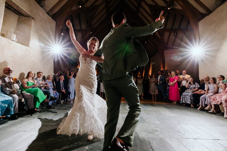first dance at the great barn, ashton in devon