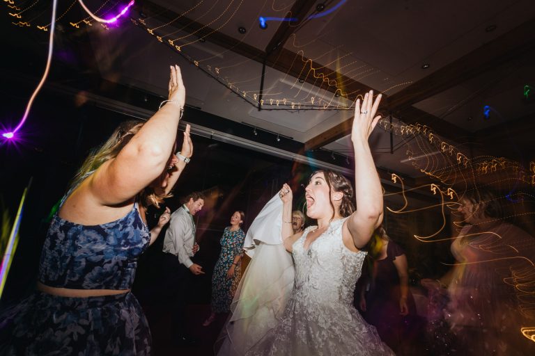 bride dancing at the bedford hotel tavistock